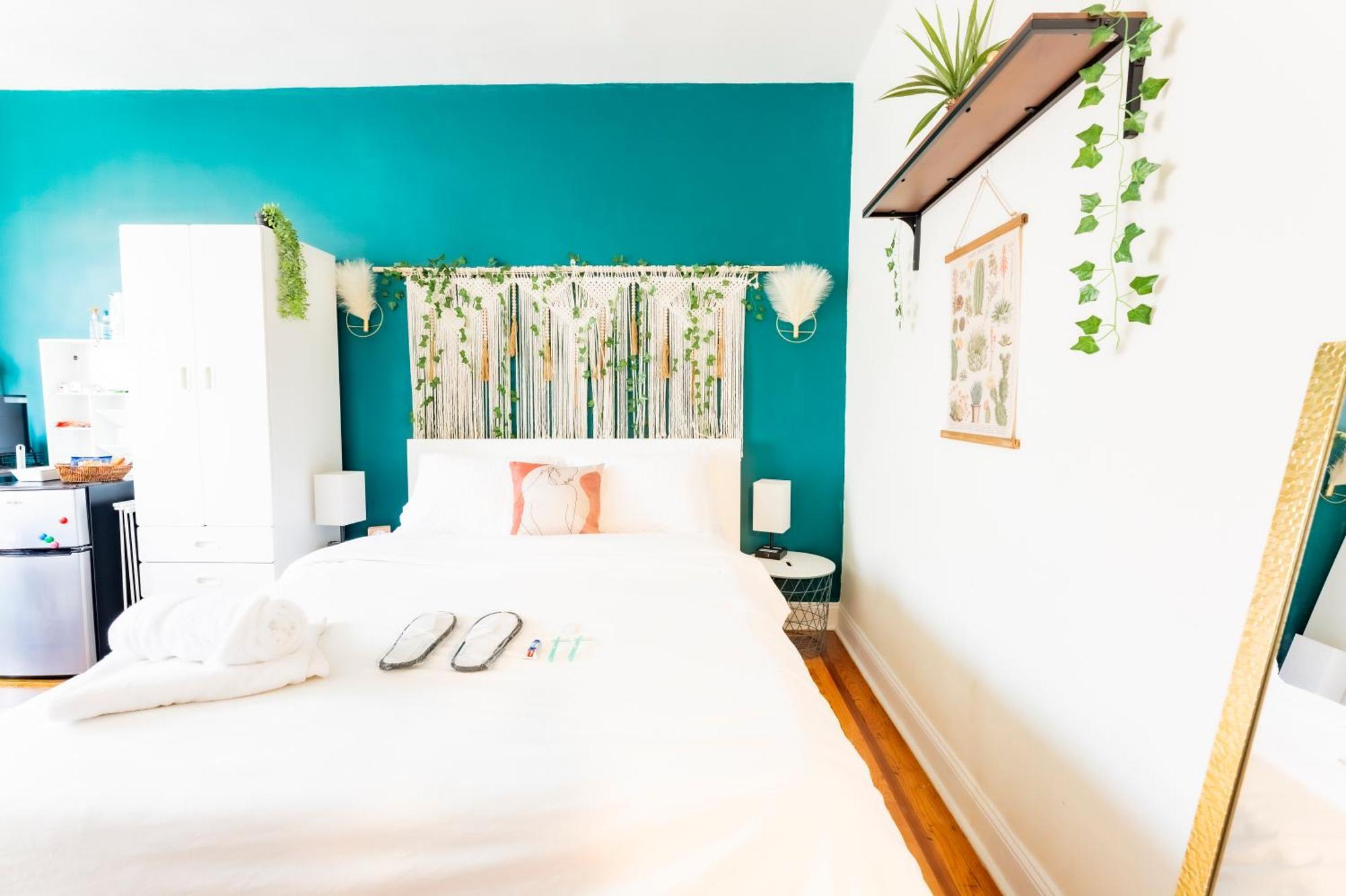 Boho By Delicate Only 25 Min To Times Square Near Citi Field, Us Open Shared Bathroom Cat Friendly Only Appartement New York